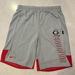 Nike NCAA Georgia gray athletic shorts